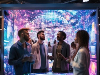 数字文明，数字展台，人类对话的见证