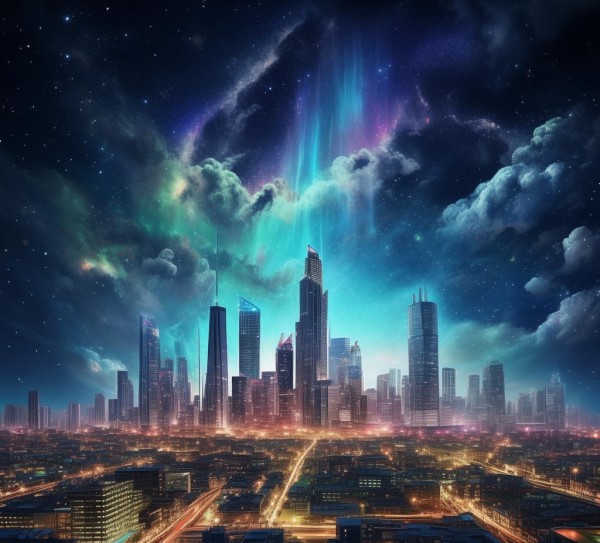 商务星空，视觉盛宴，成就未来